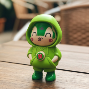 green bird