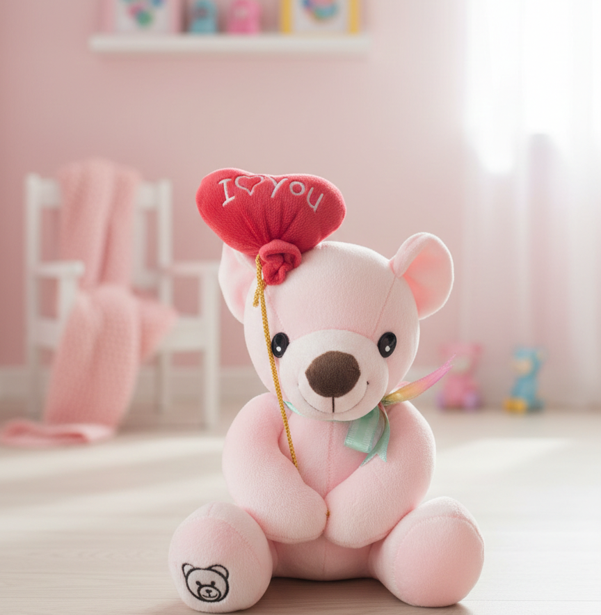 ily heart balloon teddy bear
